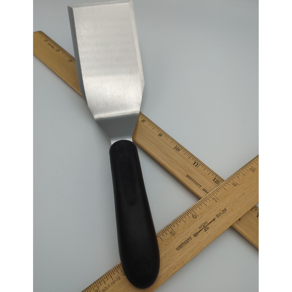 Vintage‎ Pampered Chef Beveled Edge Stainless 11.5" Spatula Old Hat Logo Taiwan